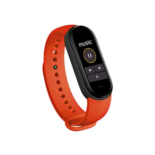 Best M6 Smart Watch Factory Sport Fitness Bracelet BP & Heart Rate Tracker RED